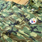 Vintage 1990s Camo Pittsburgh Steelers NFL Football Hooded Puffer Jacket Men's 3XL from propervintagecanada