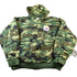 Vintage 1990s Camo Pittsburgh Steelers NFL Football Hooded Puffer Jacket Men&