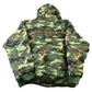 Vintage 1990s Camo Raiders NFL Football Hooded Puffer Jacket Men's 3XL from propervintagecanada