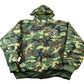 Vintage 1990s Camo Raiders NFL Football Hooded Puffer Jacket Men's 3XL from propervintagecanada