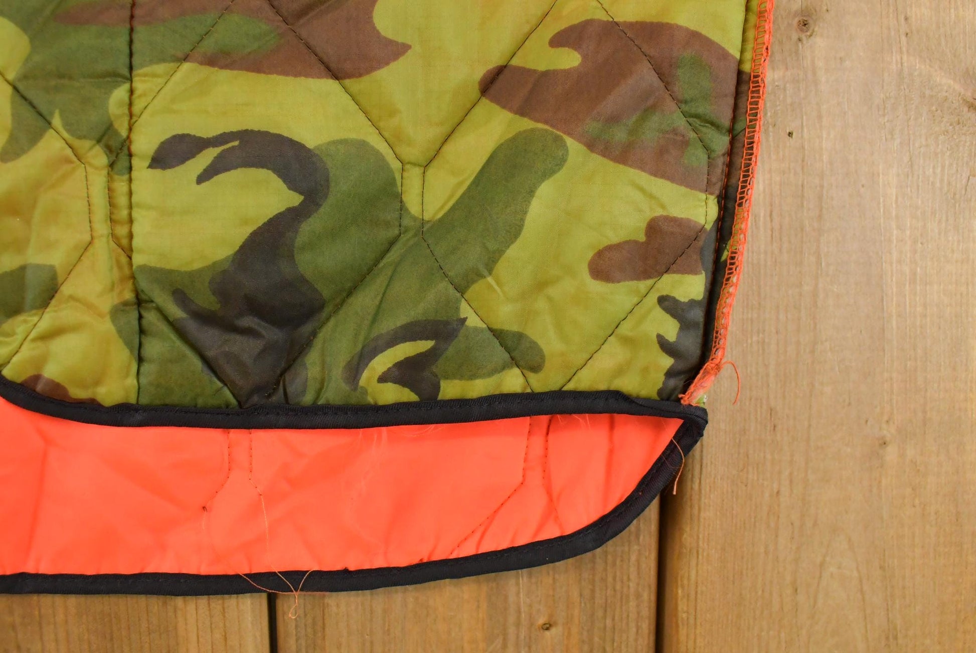 Vintage 1990s Camo Reversible Vest Hunting Jacket Men's Medium from propervintagecanada