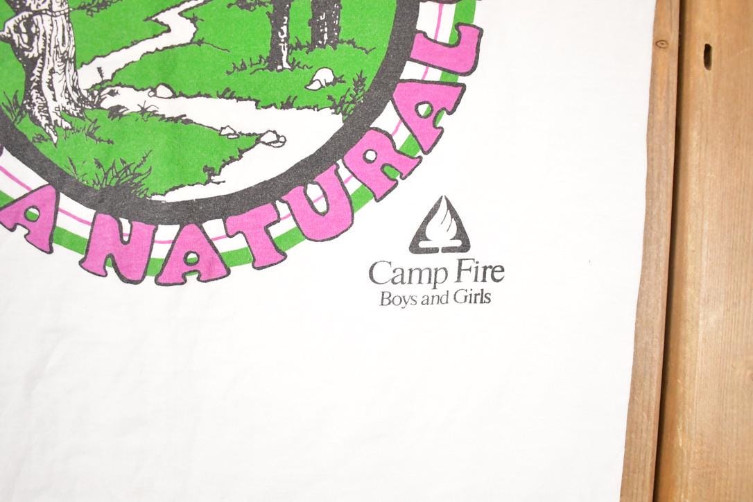 Vintage 1990s Camp Its Natural Souvenir Screen Stars Best T-Shirt Men's M from propervintagecanada