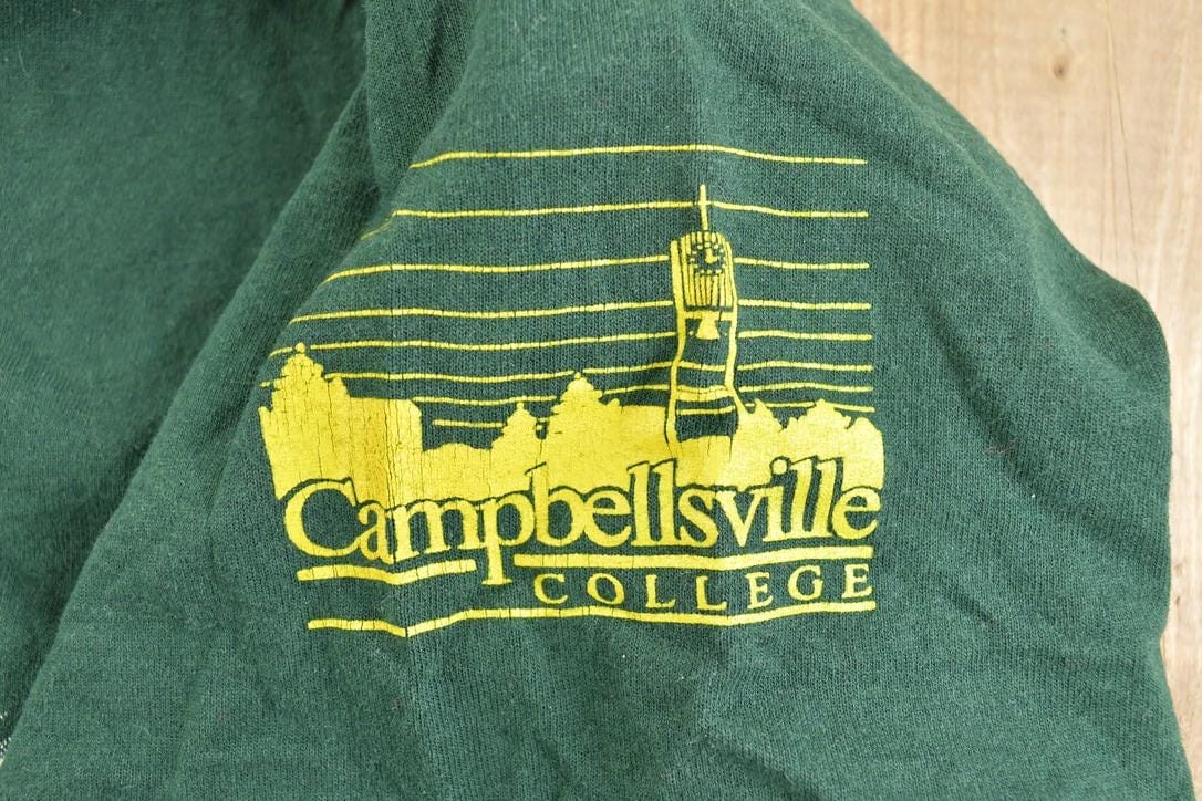 Vintage 1990s Campbells College Be The Salt University Collegiate T-Shirt Men's XL from propervintagecanada