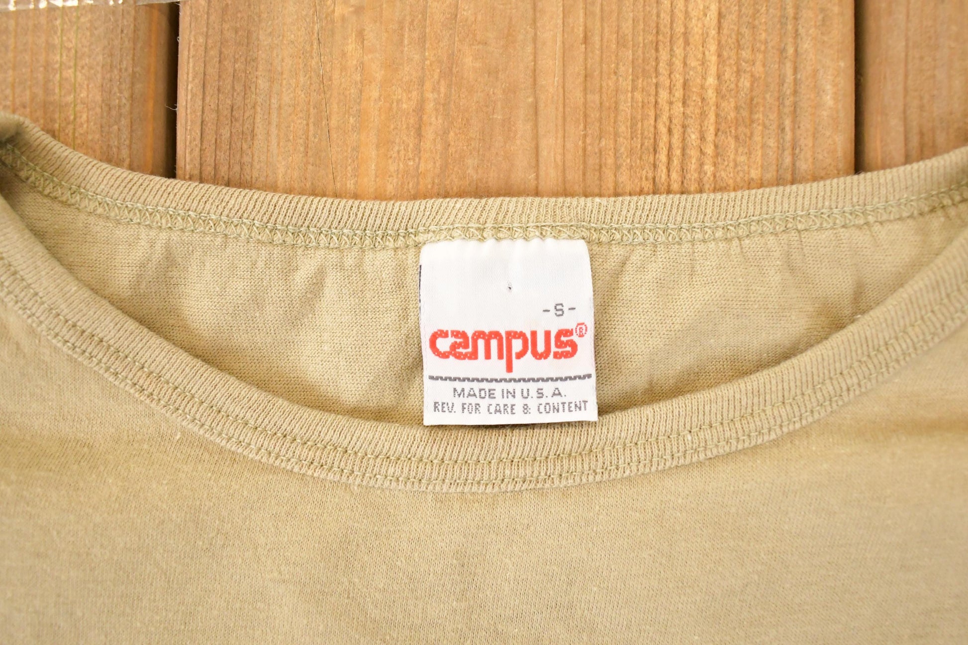 Vintage 1990s Campus Souvenir Pocket T-Shirt Men's S from propervintagecanada