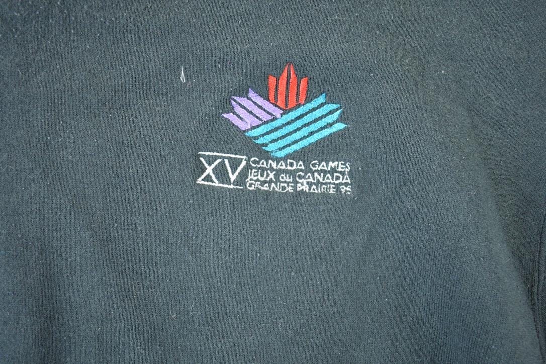 Vintage 1990s Canada Games Souvenir Crewneck Sweatshirt Made In USA Men's Large from propervintagecanada