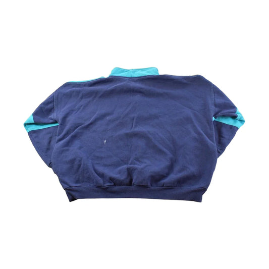 Vintage 1990s Canadian Rockies Banff Quarter Zip Sweatshirt Men's L from propervintagecanada
