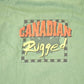 Vintage 1990s Canadian Rugged Daffy Duck Looney Tunes Fishing Souvenir T-Shirt Men's XL from propervintagecanada