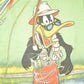 Vintage 1990s Canadian Rugged Daffy Duck Looney Tunes Fishing Souvenir T-Shirt Men's XL from propervintagecanada