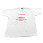 Vintage 1990s Cancer vs Christ Embroidered T-Shirt Mens L from propervintagecanada
