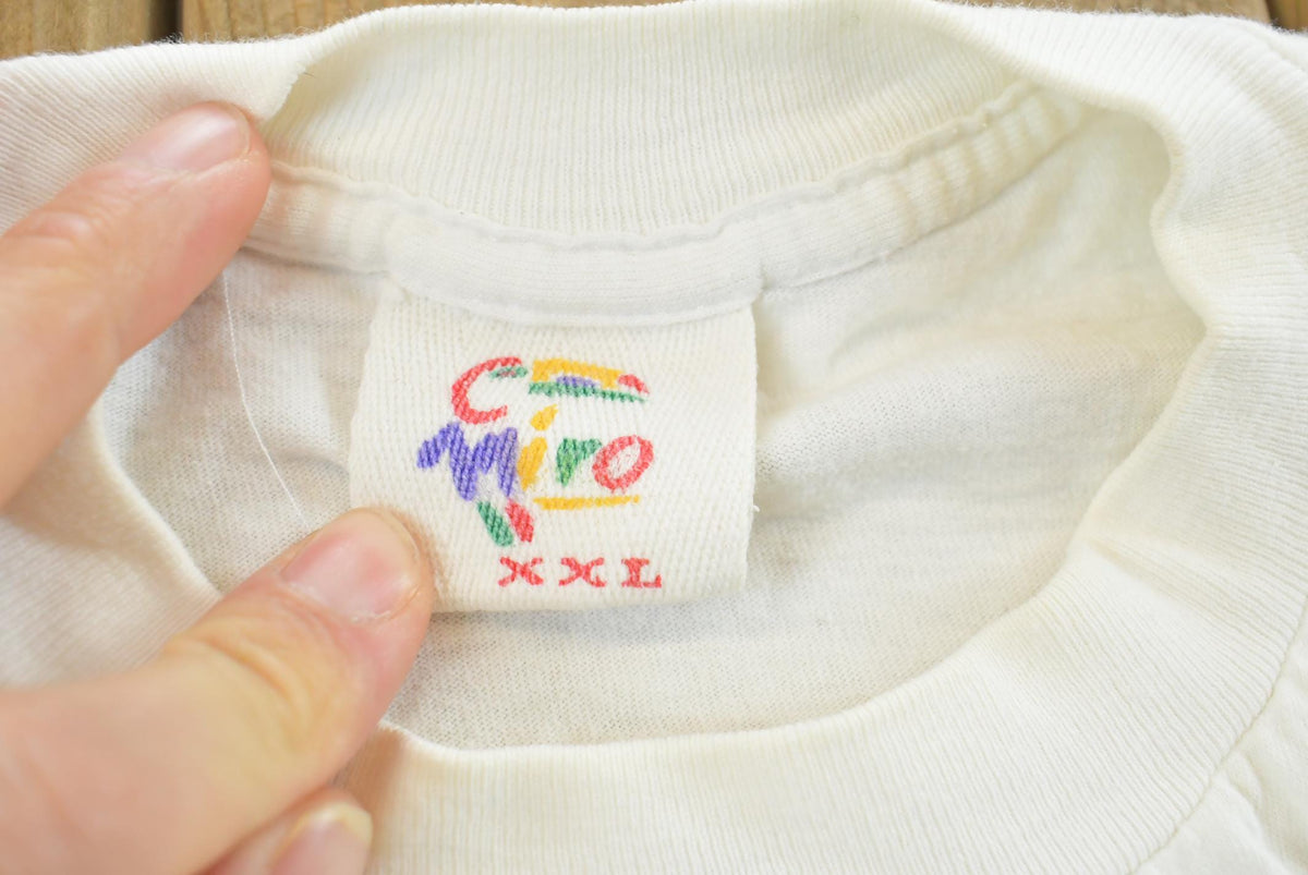 Vintage 1990s Cancun Mexico Fish Souvenir T Shirt Mens L from propervintagecanada