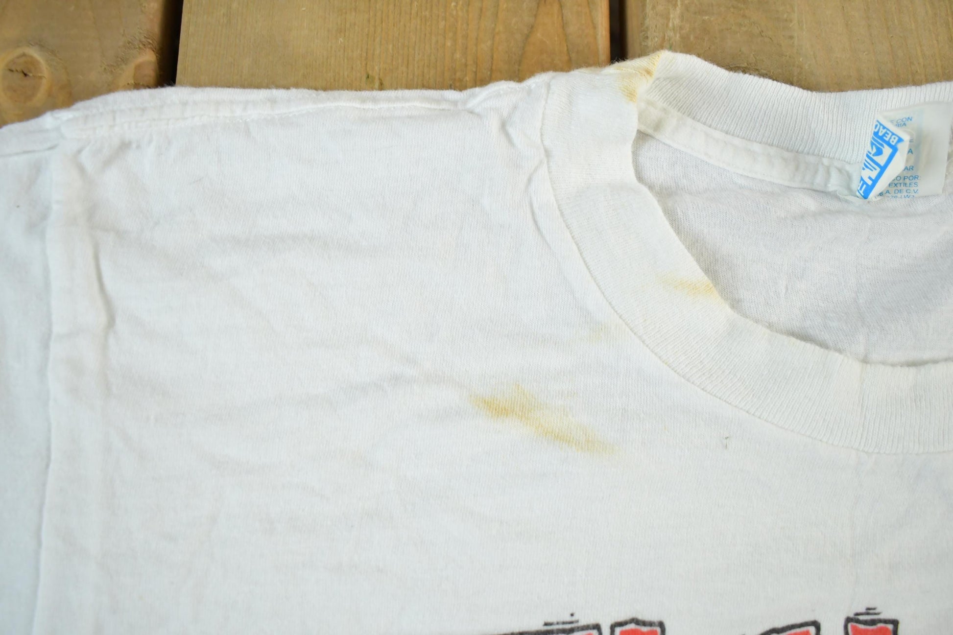 Vintage 1990s Cancun Mexico Graphic Souvenir T Shirt Men's Large from propervintagecanada