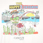 Vintage 1990s Cancun Mexico Happy Fisherman Souvenir T-Shirt Men's M from propervintagecanada