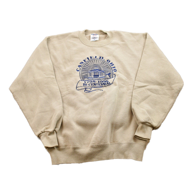 Vintage 1990s Canfield Ohio Bi-Centennial Crewneck Sweatshirt Men's Small from propervintagecanada