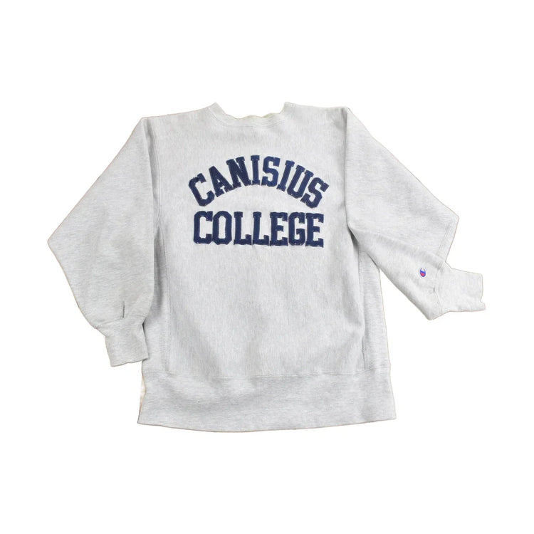 Vintage 1990s Canisius College Champion Reverse Weave Crewneck Men's Medium from propervintagecanada