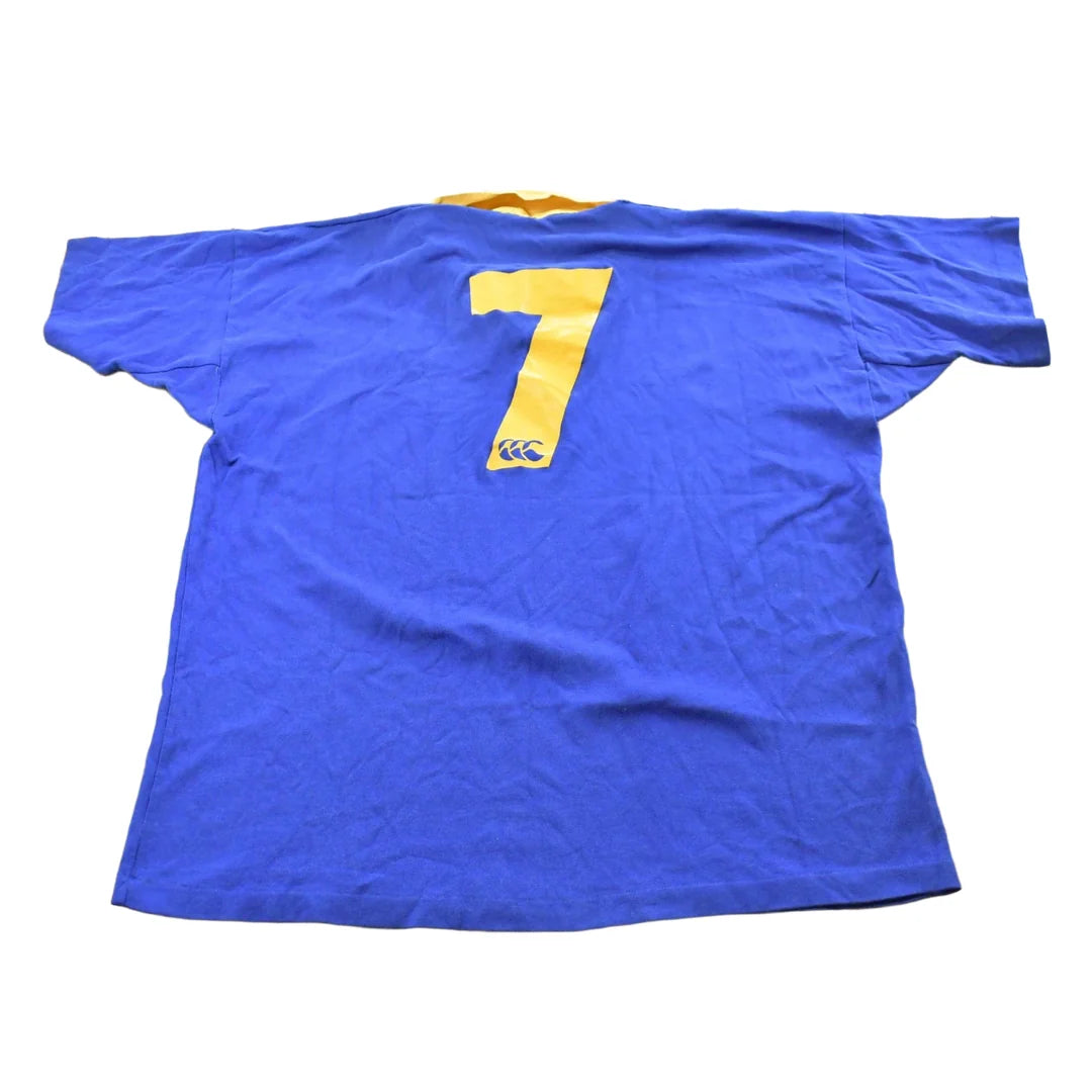 Vintage 1990s Canterbury DeClute Remax Rugby Jersey Polo Collared T-Shirt Mens 2XL from propervintagecanada