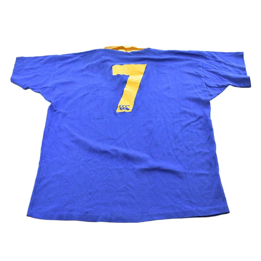 Vintage 1990s Canterbury DeClute Remax Rugby Jersey Polo Collared T-Shirt Mens 2XL from propervintagecanada