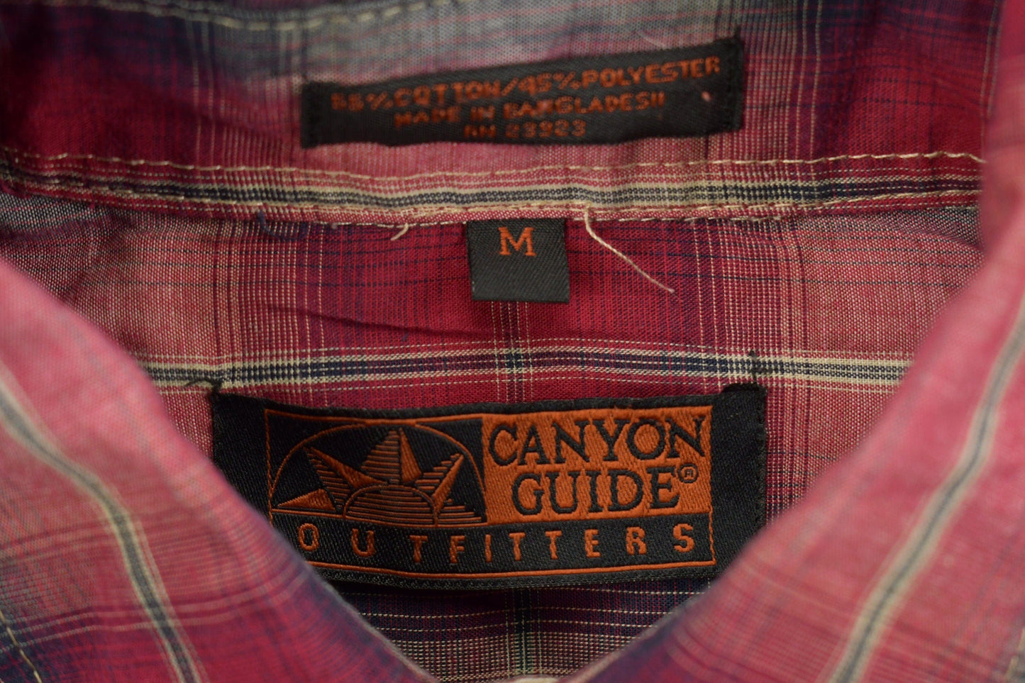 Vintage 1990s Canyon Guide Western Flannel Button Up Shirt Men's Medium from propervintagecanada