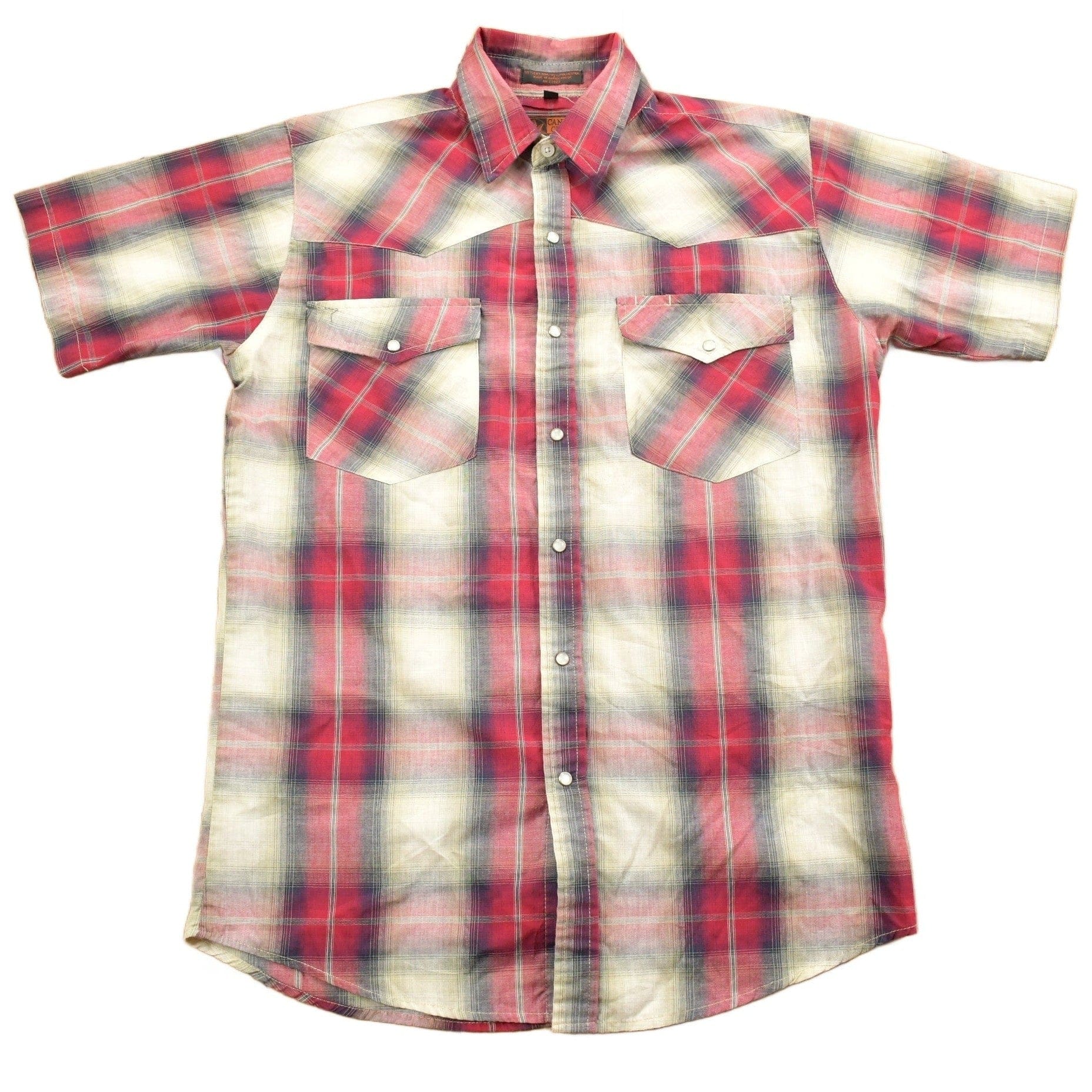 Vintage 1990s Canyon Guide Western Flannel Button Up Shirt Men's Medium from propervintagecanada