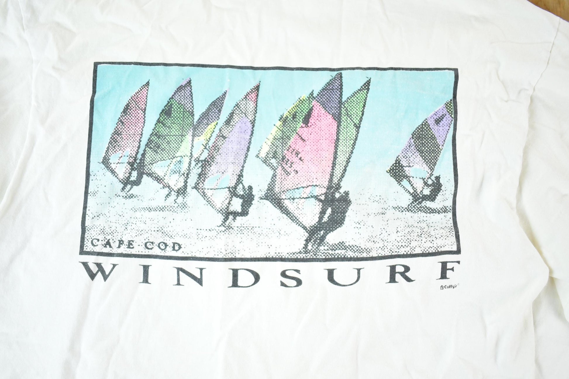 Vintage 1990s Cape Cod Windsurf Crewneck Sweatshirt Mens M from propervintagecanada