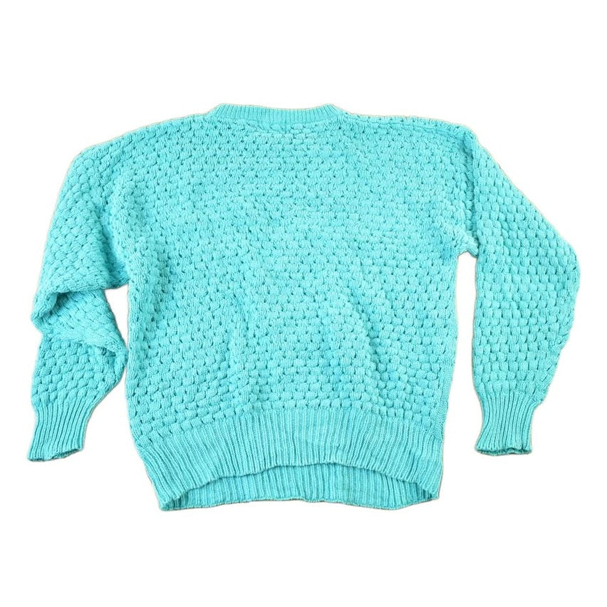 Vintage 1990s Cape Isle Knitters Knit Abstract Pattern Crewneck Sweater Mens S from propervintagecanada