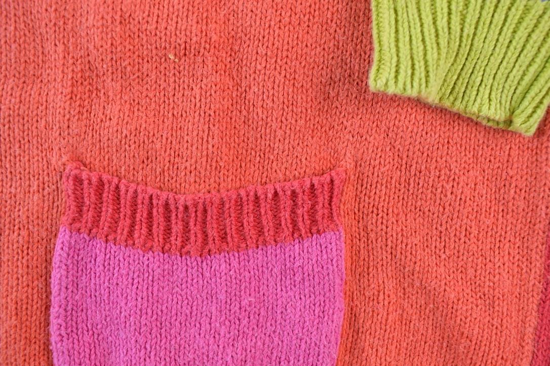 Vintage 1990s Capezio Knit Quarter Button Sweater Men's XL from propervintagecanada