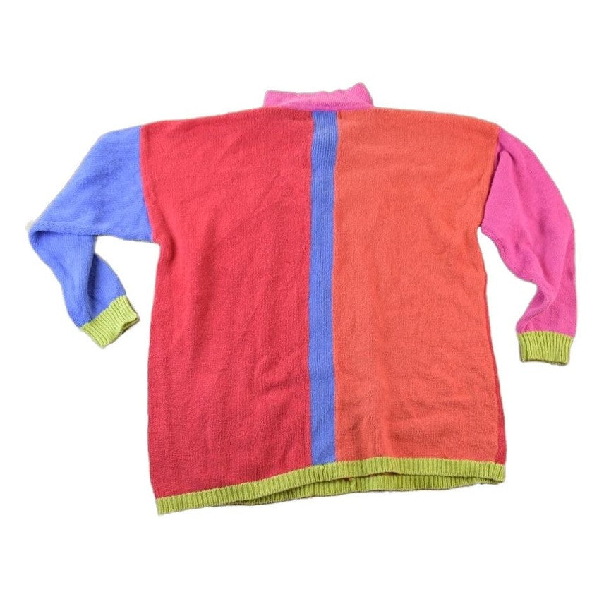 Vintage 1990s Capezio Knit Quarter Button Sweater Men's XL from propervintagecanada