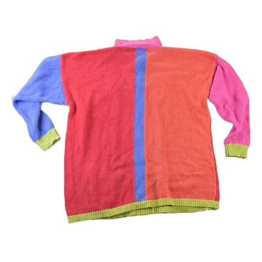 Vintage 1990s Capezio Knit Quarter Button Sweater Men's XL from propervintagecanada