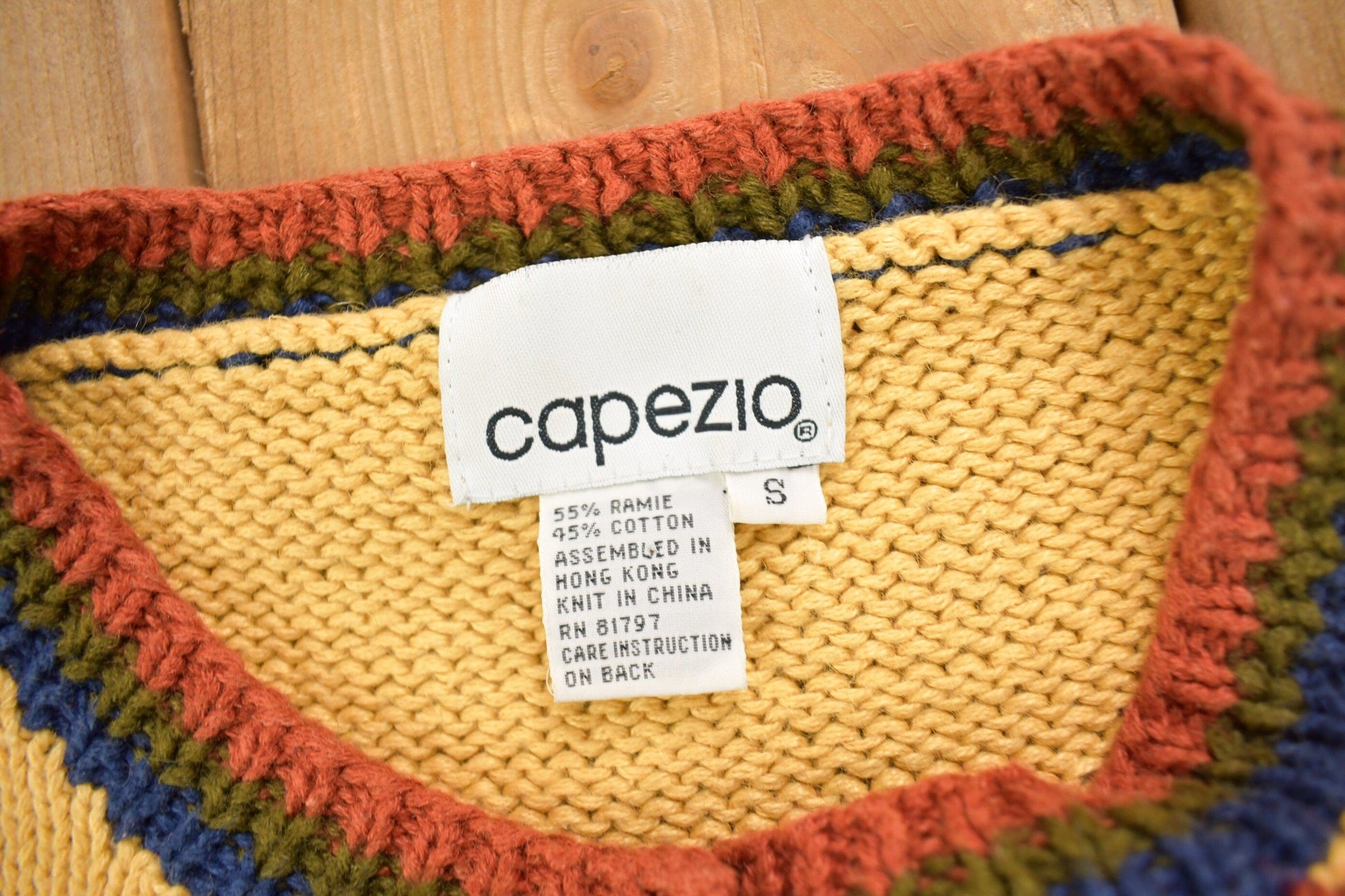 Vintage 1990s Capezio Knitted Cardigan Sweater Women's S from propervintagecanada