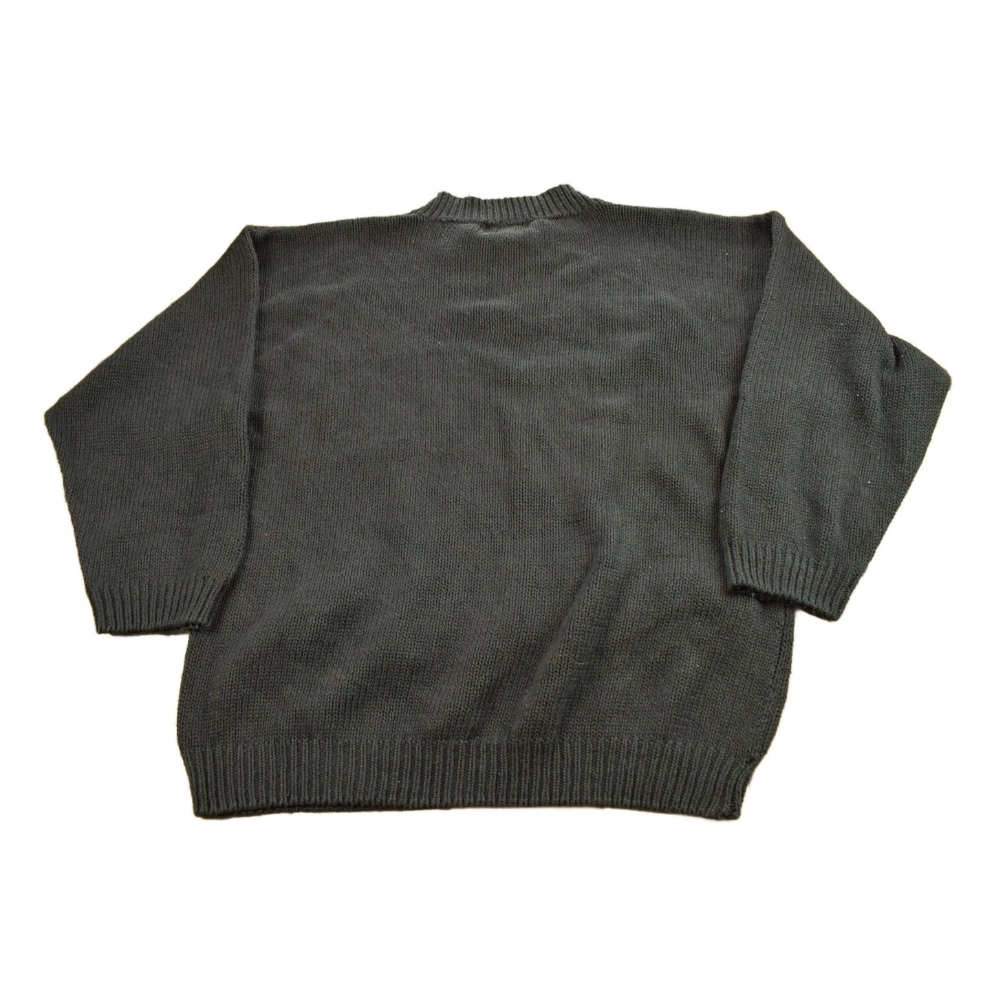 Vintage 1990s Capistrano Floral Embroidered Knitted Sweater Women's XL from propervintagecanada