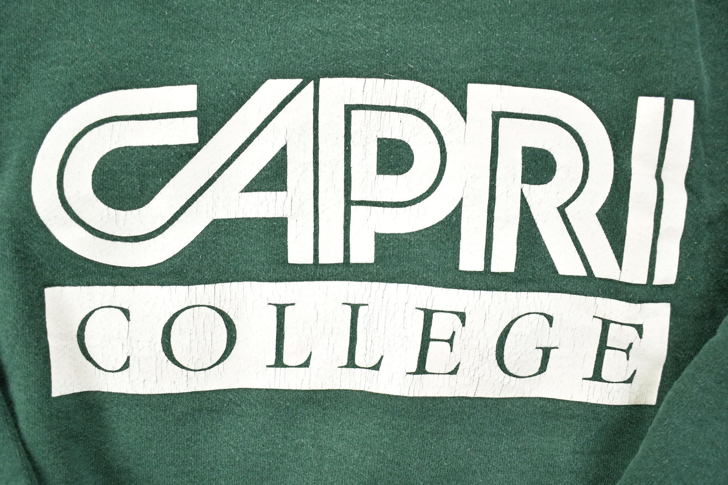 Vintage 1990s Capri College Heavyweight University Collegiate Crewneck Men's XL from propervintagecanada