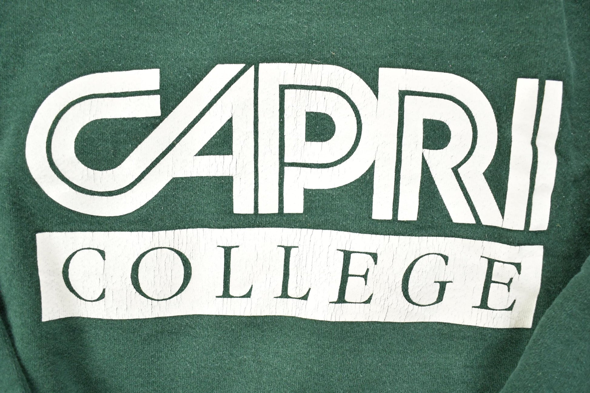Vintage 1990s Capri College Heavyweight University Collegiate Crewneck Men's XL from propervintagecanada