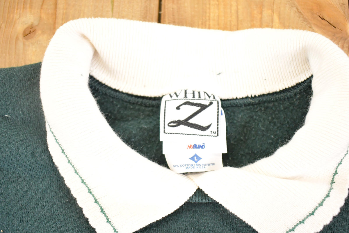 Vintage 1990s Cardinal Birdhouses Souvenir Collared Crewneck Sweatshirt Women's L from propervintagecanada