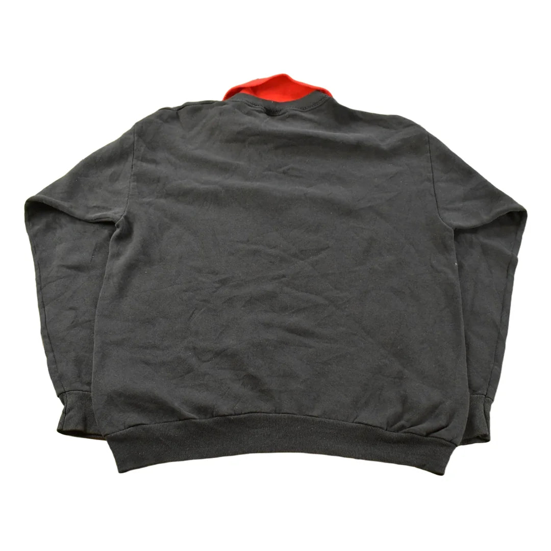 Vintage 1990s Cardinal Birds Collared Sweatshirt Men's Large from propervintagecanada