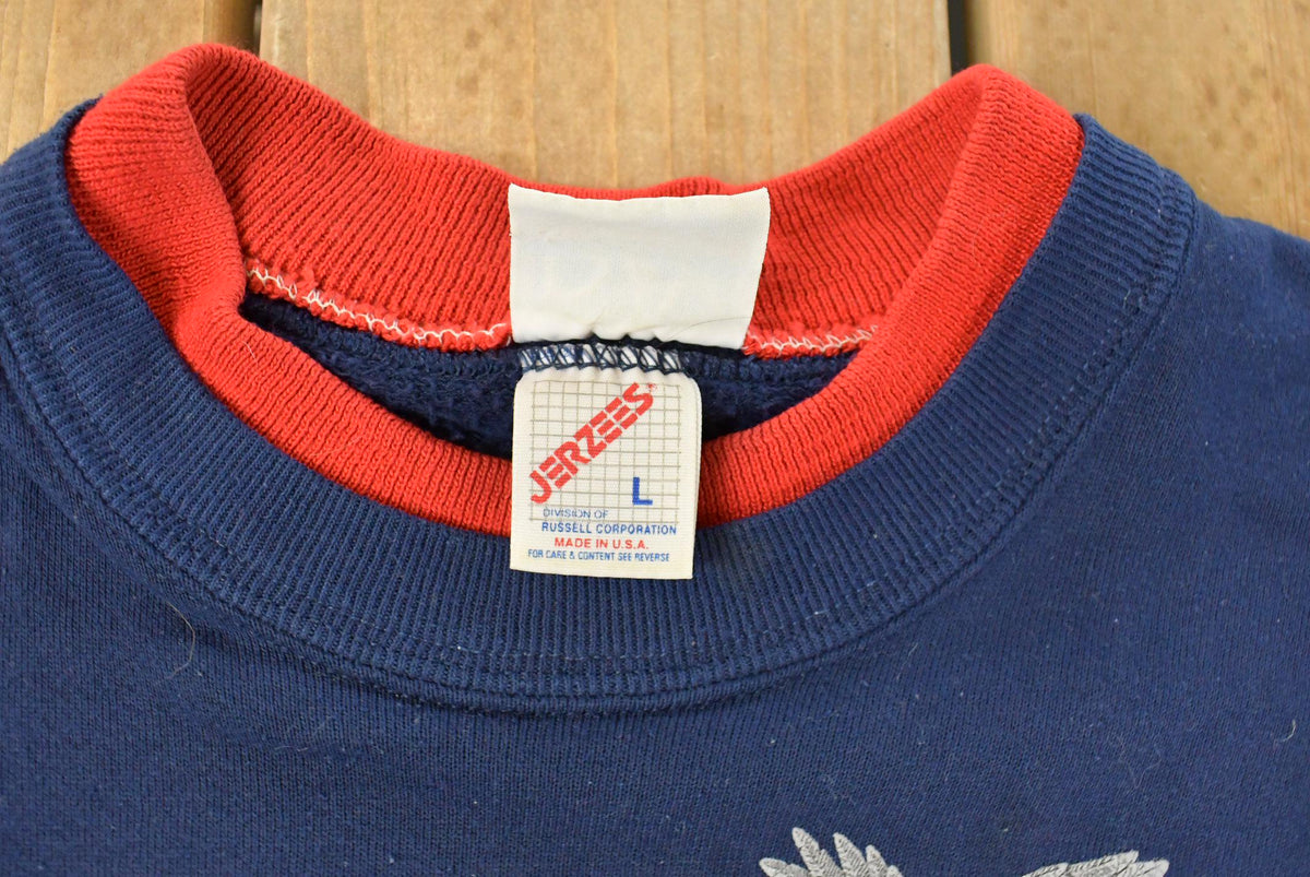 Vintage 1990s Cardinal Birds Double Collared Crewneck Sweatshirt Men's Large from propervintagecanada