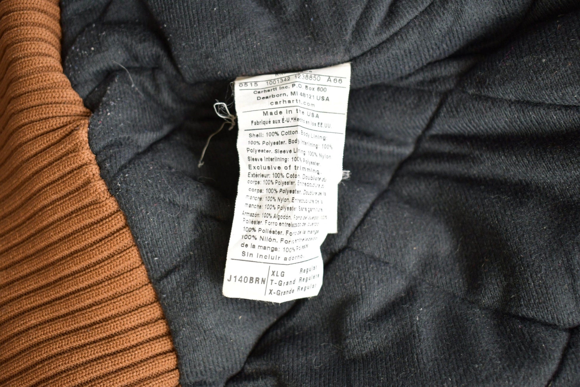 Vintage 1990s Carhartt Active Jac Jacket Men's XL from propervintagecanada