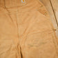 Vintage 1990s Carhartt Beige Double Knee Canvas Quilted Overalls Men's 46 x 30 from propervintagecanada