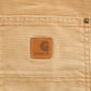Vintage 1990s Carhartt Beige Double Knee Work Pants Men's 30 x 30 from propervintagecanada