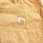 Vintage 1990s Carhartt Beige Double Knee Work Pants Men's 32 x 30 from propervintagecanada