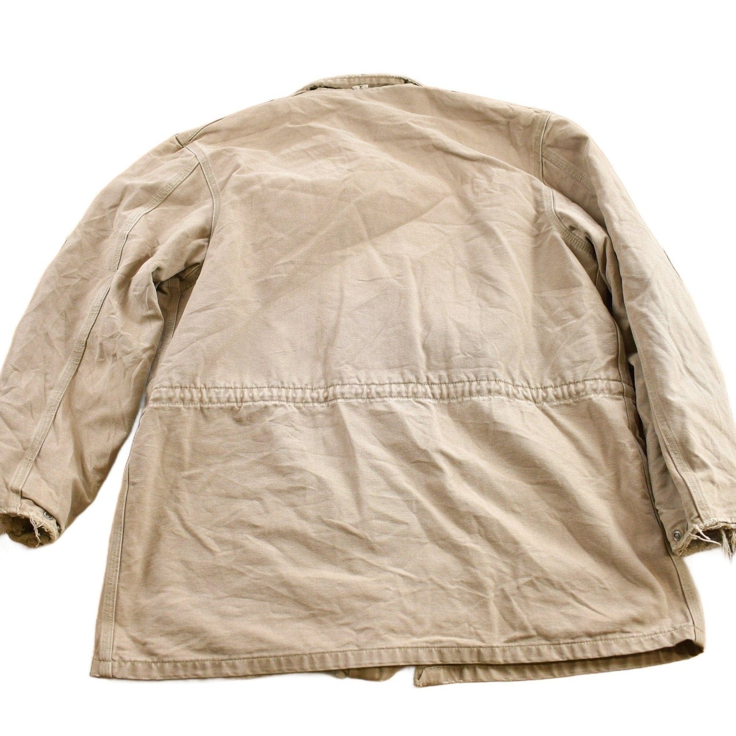 Vintage 1990s Carhartt Beige Ranch Coat Men's Medium from propervintagecanada
