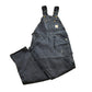 Vintage 1990s Carhartt Black Double Knee Canvas Overalls Men's 38 x 32 from propervintagecanada