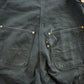 Vintage 1990s Carhartt Black Double Knee Canvas Overalls Men's 40 x 30 from propervintagecanada
