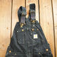 Vintage 1990s Carhartt Black Double Knee Canvas Overalls Men's 40 x 30 from propervintagecanada