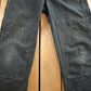 Vintage 1990s Carhartt Black Double Knee Canvas Overalls Men's 40 x 30 from propervintagecanada