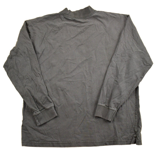 Vintage 1990s Carhartt Blank Black Long Sleeve Sweatshirt Men's 2XL from propervintagecanada