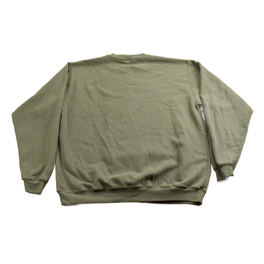 Vintage 1990s Carhartt Blank Green Crewneck Sweatshirt Men's Large from propervintagecanada