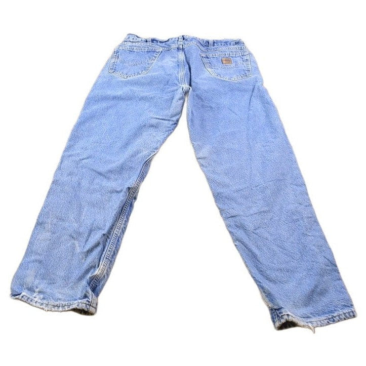 Vintage 1990s Carhartt Blanket Lined Carpenter Jeans Men's 36 x 29 from propervintagecanada