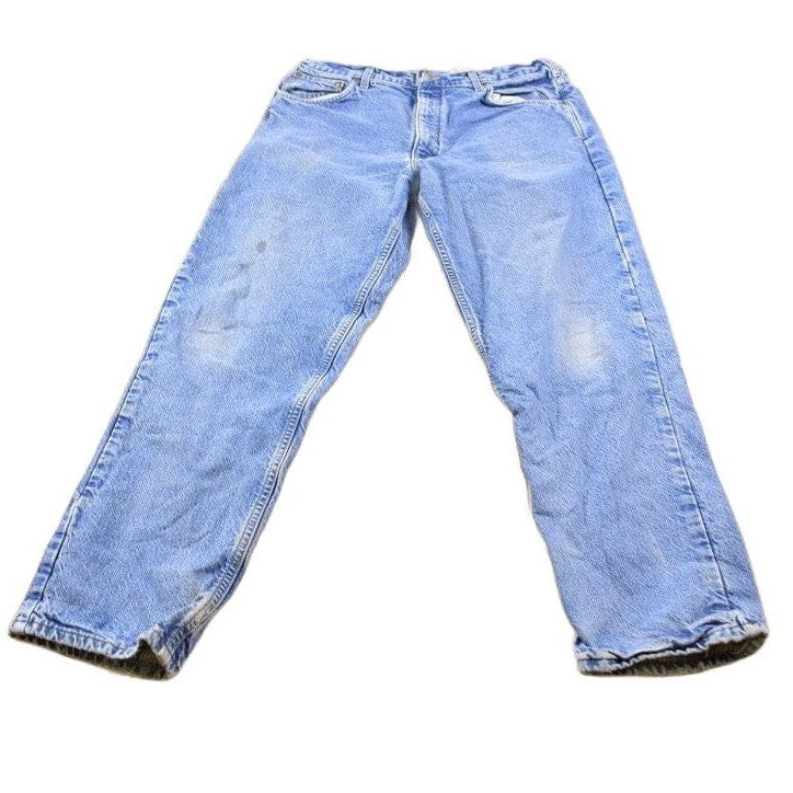 Vintage 1990s Carhartt Blanket Lined Carpenter Jeans Men's 36 x 29 from propervintagecanada