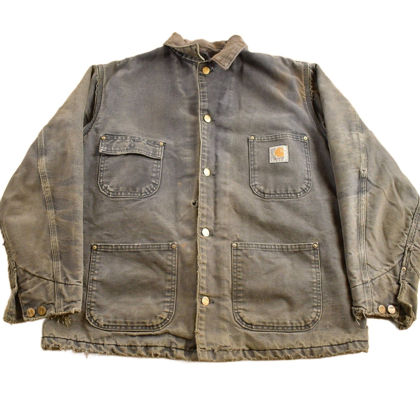 Vintage 1990s Carhartt Blanket Lined Chore Coat Men's Large from propervintagecanada