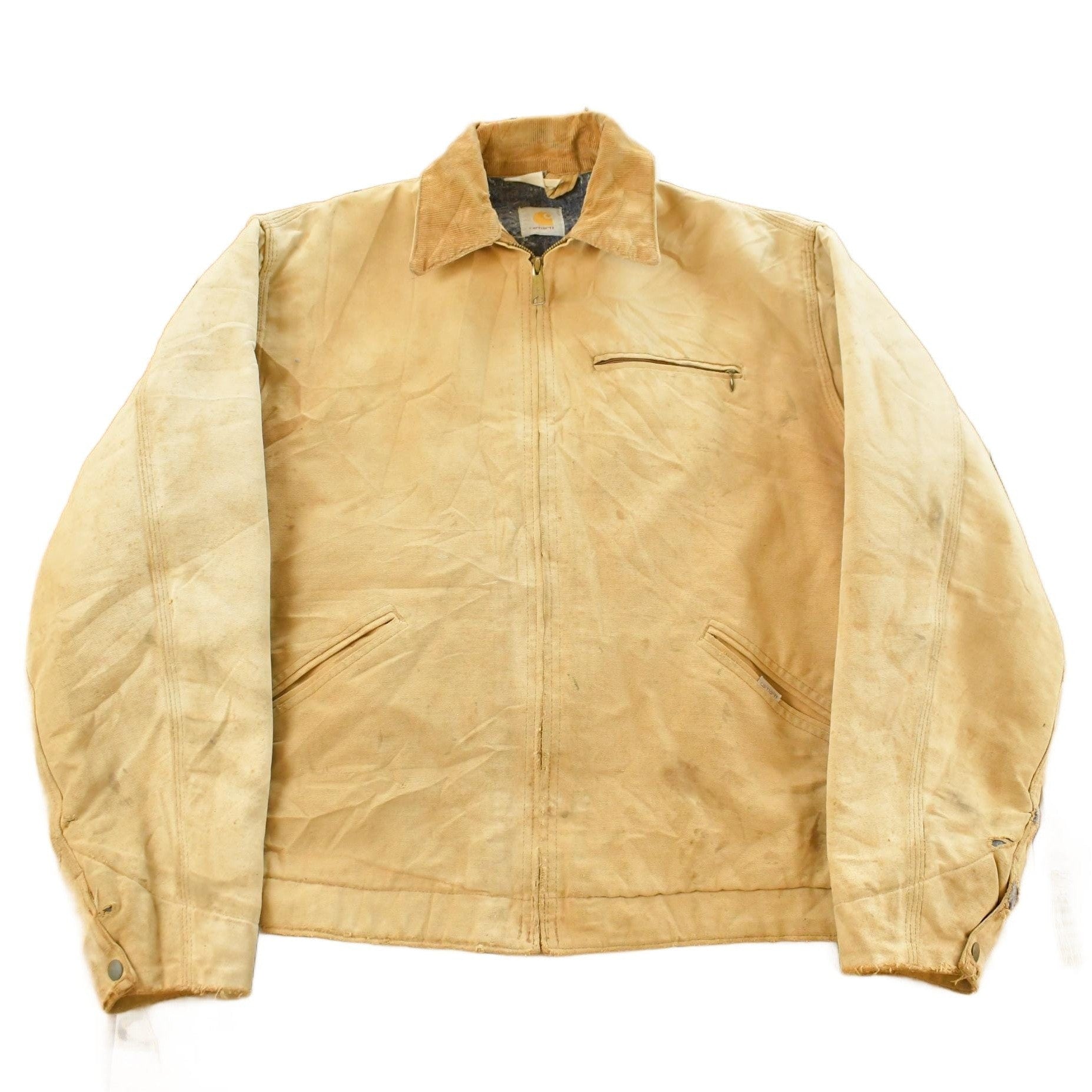 Vintage 1990s Carhartt Blanket Lined Detroit Jacket Men's Large from propervintagecanada