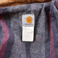 Vintage 1990s Carhartt Blanket Lined Embroidered Painters Jacket Men's Large from propervintagecanada
